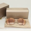 BVLGARI Sunglasses metal Brown Auth BA3102-11