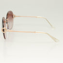 BVLGARI Sunglasses metal Brown Auth BA3102-6