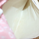 BVLGARI Logo Mania Tote Bag Canvas Pink Silver Auth BA3106-20