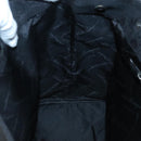 Salvatore Ferragamo Gancini Tote Bag Canvas Black Silver Auth BA3107-17