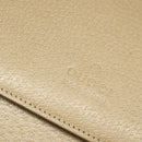 GUCCI Shoulder Bag Leather Beige 001 3299 Auth BA3111-14