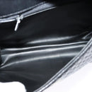 BALLY Quilted Hand Bag Leather Black Gold Auth BA3112-11