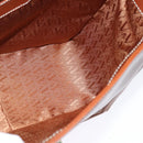 VALENTINO Hand Bag Leather 2way Brown Gold Auth BA3114-18