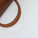 VALENTINO Hand Bag Leather 2way Brown Gold Auth BA3114-7