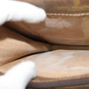 GUCCI GG Supreme Web Sherry Line Shoulder Bag PVC Beige Gold Auth BA3119-19