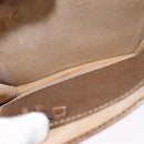 GUCCI GG Supreme Web Sherry Line Shoulder Bag PVC Beige Gold Auth BA3119-20