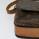 LOUIS VUITTON Monogram Cartouchiere MM Shoulder Bag M51253 LV Auth BA3130-14
