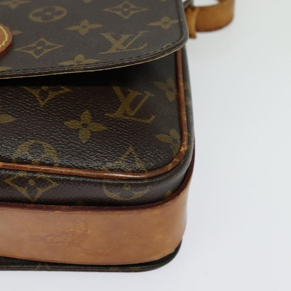 LOUIS VUITTON Monogram Cartouchiere MM Shoulder Bag M51253 LV Auth BA3130