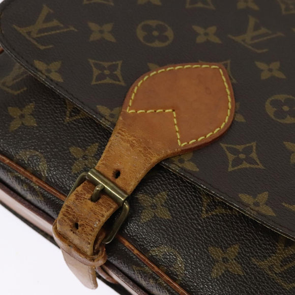 LOUIS VUITTON Monogram Cartouchiere MM Shoulder Bag M51253 LV Auth BA3130