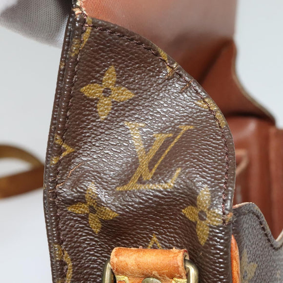 LOUIS VUITTON Monogram Cartouchiere MM Shoulder Bag M51253 LV Auth BA3130