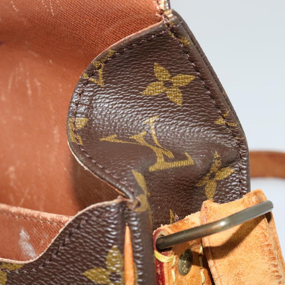 LOUIS VUITTON Monogram Cartouchiere MM Shoulder Bag M51253 LV Auth BA3130