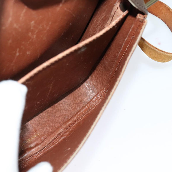 LOUIS VUITTON Monogram Cartouchiere MM Shoulder Bag M51253 LV Auth BA3130