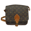 LOUIS VUITTON Monogram Cartouchiere MM Shoulder Bag M51253 LV Auth BA3130-13