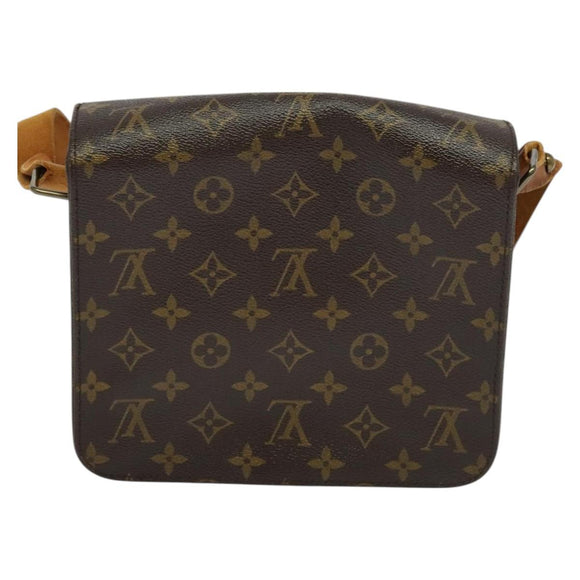LOUIS VUITTON Monogram Cartouchiere MM Shoulder Bag M51253 LV Auth BA3130