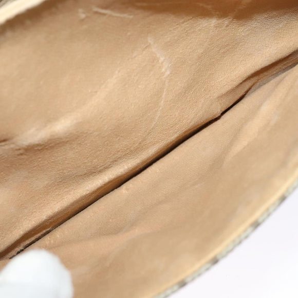 GUCCI GG Supreme Shoulder Bag PVC Beige Gold 004 904 0671 Auth BA3133