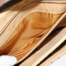 GUCCI GG Supreme Shoulder Bag PVC Beige Gold 004 904 0671 Auth BA3133-11