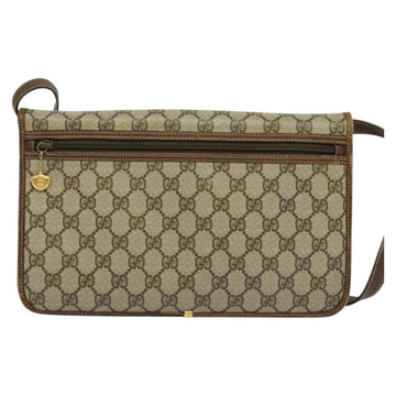 GUCCI GG Supreme Shoulder Bag PVC Beige Gold 004 904 0671 Auth BA3133 - 0