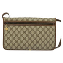 GUCCI GG Supreme Shoulder Bag PVC Beige Gold 004 904 0671 Auth BA3133-2