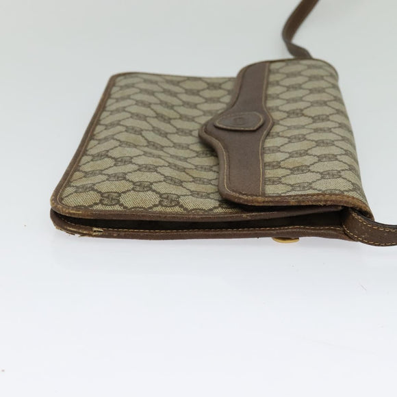 GUCCI GG Supreme Shoulder Bag PVC Beige Gold 004 904 0671 Auth BA3133