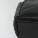 Salvatore Ferragamo Gancini Tote Bag Leather Black Gold Auth BA3136-15