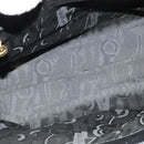 Salvatore Ferragamo Gancini Tote Bag Leather Black Gold Auth BA3136-16