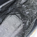 Salvatore Ferragamo Gancini Tote Bag Leather Black Gold Auth BA3136-17