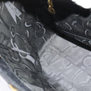 Salvatore Ferragamo Gancini Tote Bag Leather Black Gold Auth BA3136-18