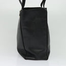 Salvatore Ferragamo Gancini Tote Bag Leather Black Gold Auth BA3136-5