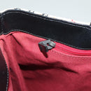 BURBERRY Nova Check Hand Bag Wool Beige Auth BA3138-19