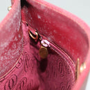 CARTIER Must Line Shoulder Bag Leather Bordeaux Gold Auth BA3142-19