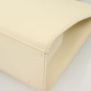 SAINT LAURENT Hand Bag Nylon Beige Auth BA3156-11