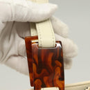 SAINT LAURENT Hand Bag Nylon Beige Auth BA3156-15