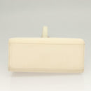 SAINT LAURENT Hand Bag Nylon Beige Auth BA3156-9