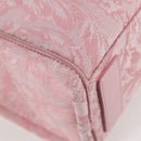 VERSACE Athena Barocco Tote Bag Canvas 2way Pink Auth BA3157M-12