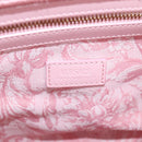 VERSACE Athena Barocco Tote Bag Canvas 2way Pink Auth BA3157M-15