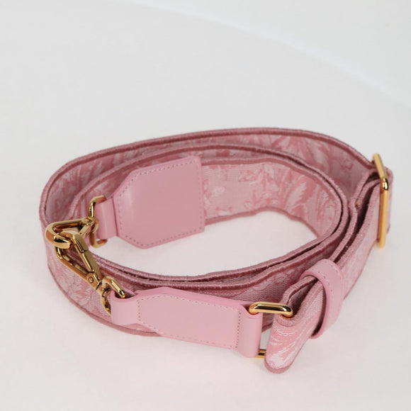 VERSACE Athena Barocco Tote Bag Canvas 2way Pink Auth BA3157M