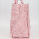VERSACE Athena Barocco Tote Bag Canvas 2way Pink Auth BA3157M-4