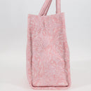 VERSACE Athena Barocco Tote Bag Canvas 2way Pink Auth BA3157M-5