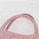 VERSACE Athena Barocco Tote Bag Canvas 2way Pink Auth BA3157M-8