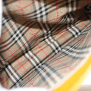 BURBERRY Hand Bag Leather Yellow Gold Auth BA3158-19