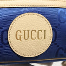 GUCCI GG Canvas Waist Bag Blue Beige 631341 Auth BA3160-19