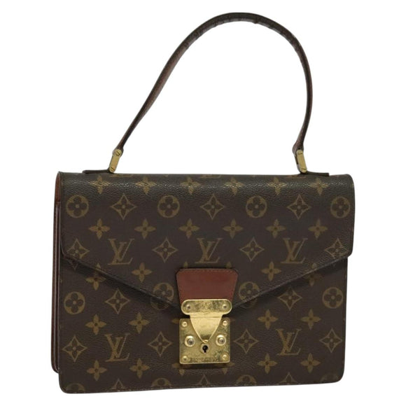 LOUIS VUITTON Monogram Concorde Hand Bag M51190 LV Auth BA3163