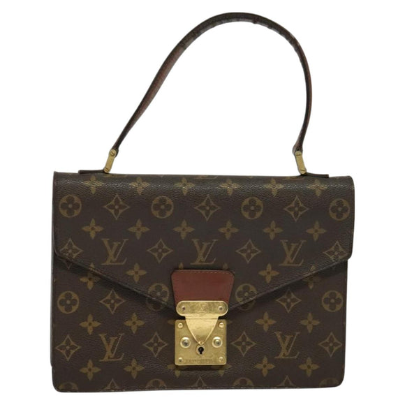 LOUIS VUITTON Monogram Concorde Hand Bag M51190 LV Auth BA3163