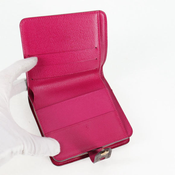LOUIS VUITTON Monogram Perfo Compact zip Bifold Wallet M95188 LV Auth BA3167V