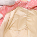 BVLGARI Logo Mania Shoulder Bag Canvas Pink Silver Auth BA3169-21