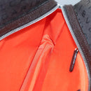 BVLGARI Logo Mania Shoulder Bag Canvas Brown Silver Auth BA3170-19