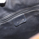 CELINE Shoulder Bag Leather Black Gold Auth BA3171-19