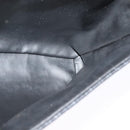 BALLY Quilted Hand Bag Leather Black Gold Auth BA3175-19