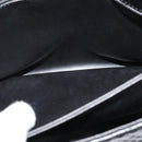 BALLY Quilted Hand Bag Leather Black Gold Auth BA3175-20