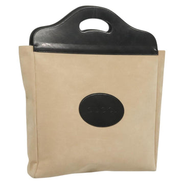 GUCCI Hand Bag Suede Beige 002 8000 Auth BA3177